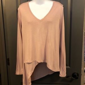 BCBGMaxazria NEW Long Sleeve Soft Rose Colored XS